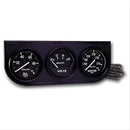 Autometer 2397 Autogage Black Console Oil/Volt/Water Gauge, 2-1/16"