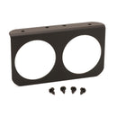 Autometer 3232 Black Aluminum Gauge Panel, Dual 2-5/8"