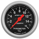 Autometer 3344 Sport-Comp Electric Pyrometer Gauge Kit