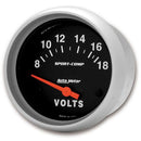 Autometer 3592 Sport-Comp Electric Voltmeter Gauge