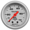 Autometer 4321 Ultra-Lite Mechanical Oil Pressure Gauge