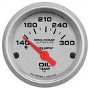 AutoMeter 4348 Gauge Ultra-Lite Oil Temperature 140-300 Degrees F 2 1/16 in.