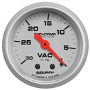 Autometer 4384 Ultra-Lite Mechanical Vacuum Gauge