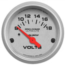 Autometer 4391 Ultra-Lite Electric Voltmeter Gauge