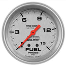 Autometer 4411 Ultra-Lite Mechanical Fuel Pressure Gauge