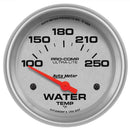 Autometer 4437 Ultra-Lite Electric Water Temperature Gauge