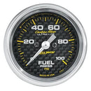 AUTO METER 4763 2IN FUEL PRESS, 0-100 PSI W/O PEAK & VALLEY, FSE
