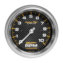 Autometer 4798 Carbon Fiber 3-3/8" In-Dash Tachometer