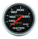 AUTO METER 5433 2-5/8IN WATER TEMP, 120- 240F, 12FTTUBING, MECH
