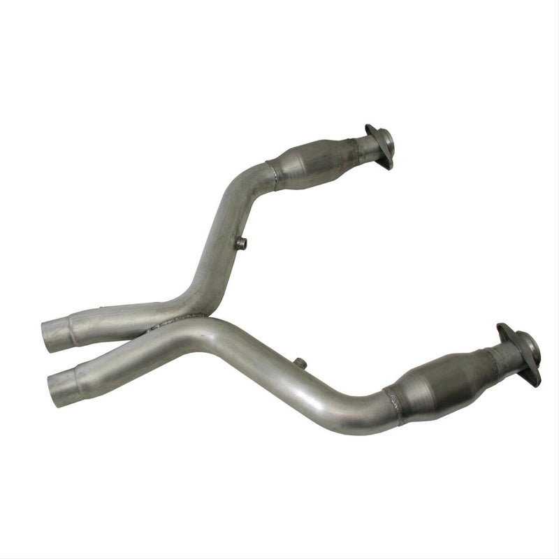 BBK Performance 1658 Crossover Pipe X-Pipe with Converters Steel Aluminized 3.0