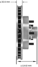 Bendix Brakes Global Brake Rotors PRT1829