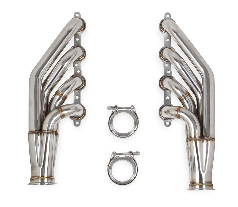 Flowtech 11537FLT LS Turbo Headers, Forward and Up - Stainless Steel