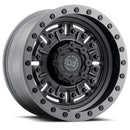 Black Rhino Abrams Textured Matte Gunmetal Wheels 1785ABR006140G12