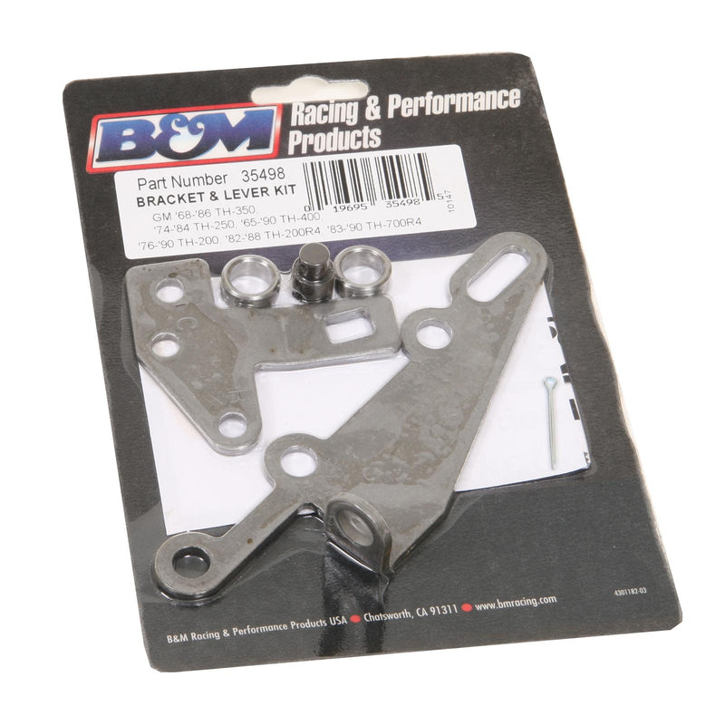 B&M 35498 Bracket And Shift Lever Kit - GM