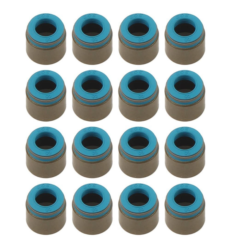 COMP Cams 518-16 Set Of 16 Metal Body Viton Valve Seals .530" Guide Size, 11/32" Valve Stem