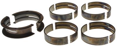 Clevite MS1432H10 Main Bearings, H Series, 1/2 Groove, .010 in. Crankshaft Undersize, Tri Metal, Ford, 351W, 351M, 400, Set of 5