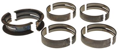 Clevite MS1432HX Main Bearings, H Series, 1/2 Groove, .001 in Thinner Size, Tri Metal, Ford, 351M, 400, Set of 5