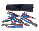 CHANNELLOCK Code Blue 8-Piece Tool Roll Pliers Sets CBR-8