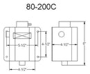 Canton Racing Coolant Expansion Fill Tanks 80-200C
