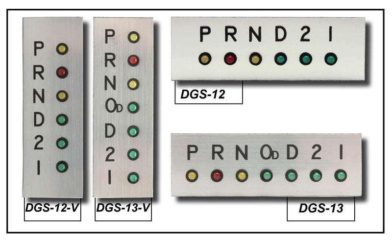 Dakota Digital LED Gear Position Indicators DGS-12