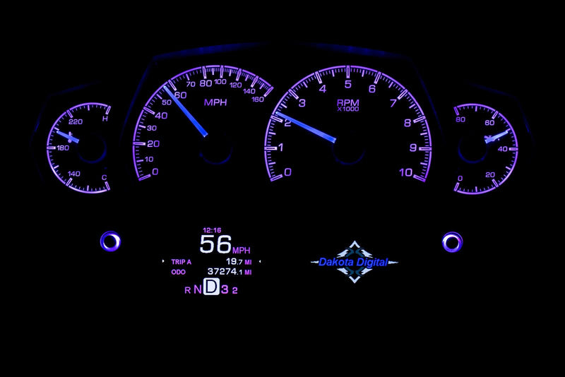 Dakota Digital HDX Series Universal Competition Analog Gauge Kits HDX-2100-S