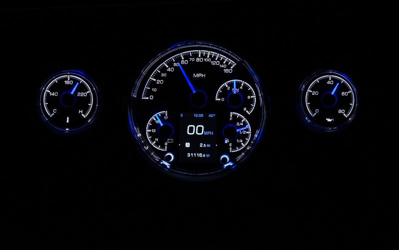 Dakota Digital HDX Direct-Fit Analog Gauge Systems HDX-57C-K