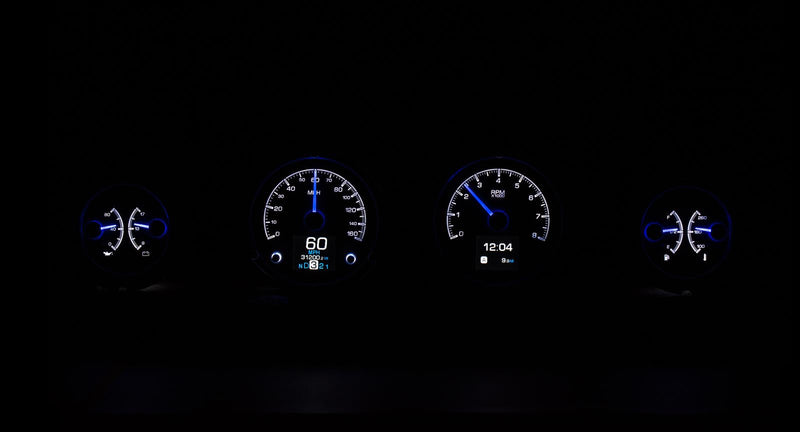 Dakota Digital HDX Direct-Fit Analog Gauge Systems HDX-69F-MUS-S