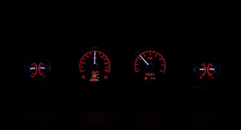 Dakota Digital HDX Direct-Fit Analog Gauge Systems HDX-69F-MUS-S