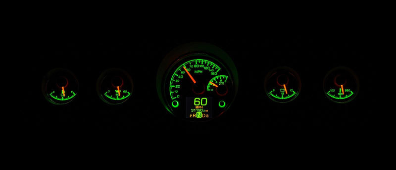 Dakota Digital HDX Direct-Fit Analog Gauge Systems HDX-65F-MUS-K