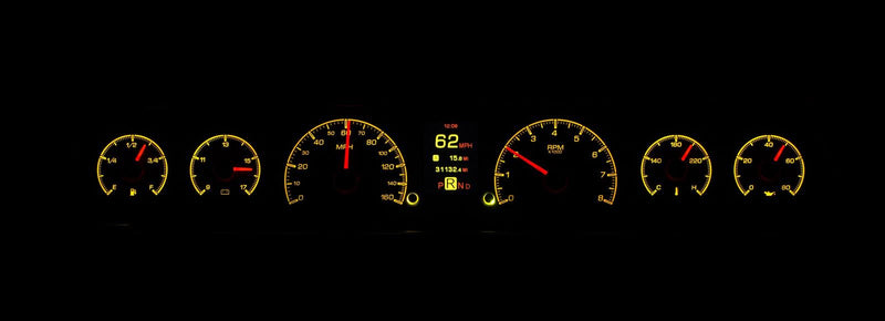 Dakota Digital HDX Direct-Fit Analog Gauge Systems HDX-66C-CVL-K