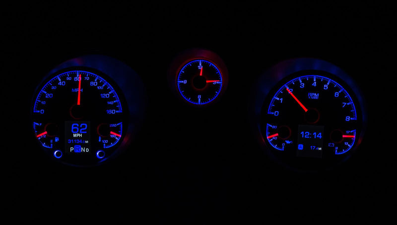 Dakota Digital HDX Direct-Fit Analog Gauge Systems HDX-69C-CVL-K