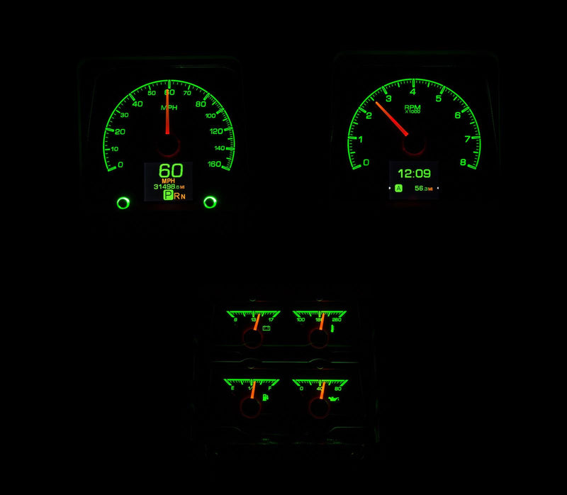 Dakota Digital HDX Direct-Fit Analog Gauge Systems HDX-69C-CAC-K