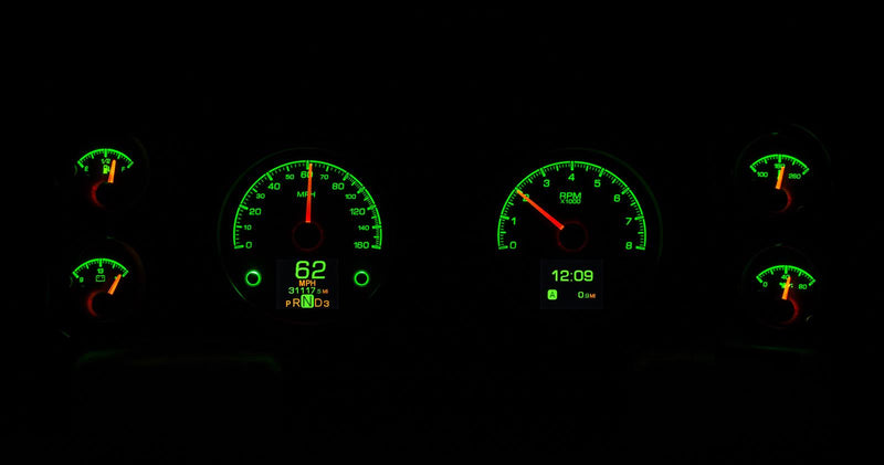 Dakota Digital HDX Direct-Fit Analog Gauge Systems HDX-70C-CAM-S