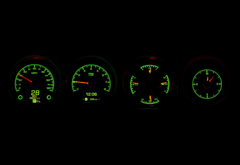 Dakota Digital HDX Direct-Fit Analog Gauge Systems HDX-70D-CLG-K