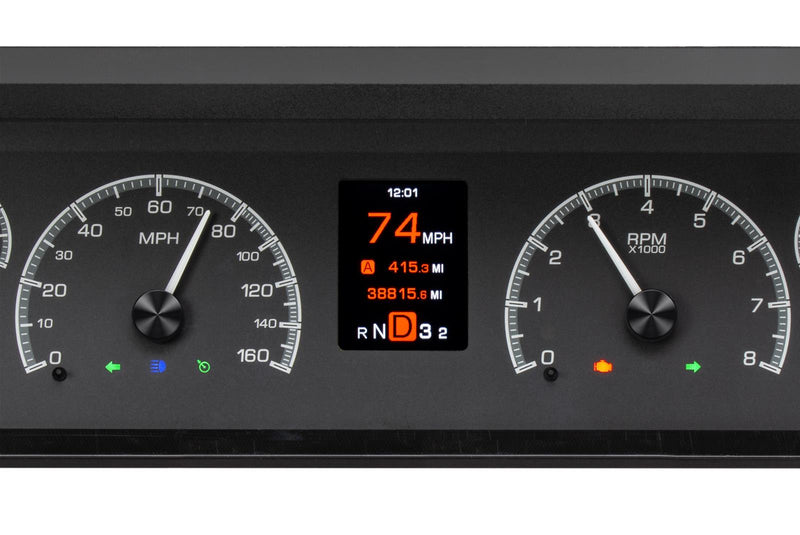 Dakota Digital HDX Direct-Fit Analog Gauge Systems HDX-77C-CAP-K