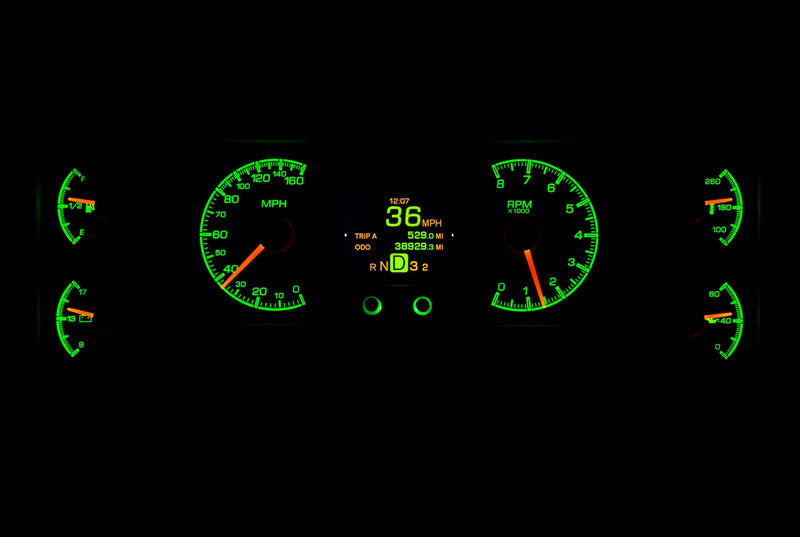 Dakota Digital HDX Direct-Fit Analog Gauge Systems HDX-84B-REG-S