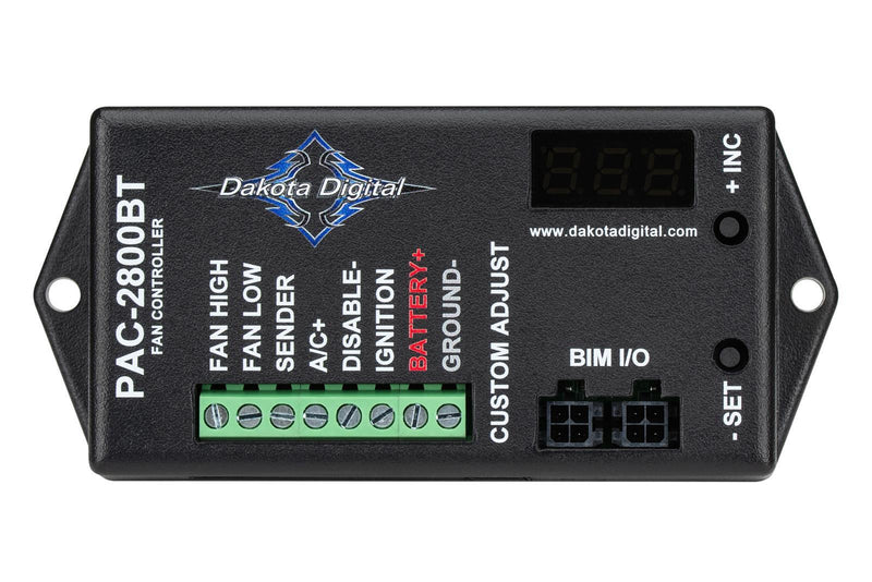 Dakota Digital Electronic Fan Controllers with Bluetooth PAC-2800BT