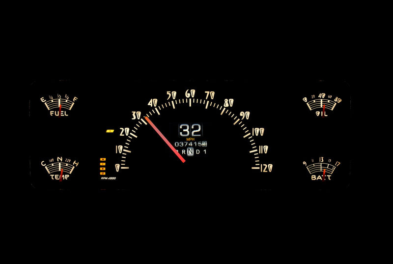 Dakota Digital RTX Direct-Fit Gauge Kits RTX-40F-X