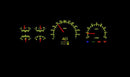 Dakota Digital RTX Direct-Fit Gauge Kits RTX-92F-PU-X