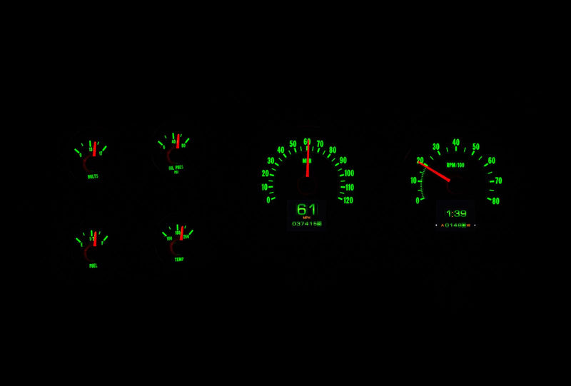 Dakota Digital RTX Direct-Fit Gauge Kits RTX-76C-PU-X