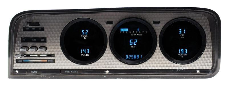 Dakota Digital VFD3 Direct-Fit Digital Instrument Systems VFD3-73J-WAG-Z