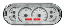 Dakota Digital VHX Series Recessed Oval Analog Gauge Kits VHX-1018-S-R