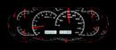 Dakota Digital VHX Series Recessed Oval Analog Gauge Kits VHX-1018-K-W