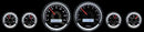Dakota Digital VHX Series Universal Round Analog Gauge Kits VHX-1060-K-W