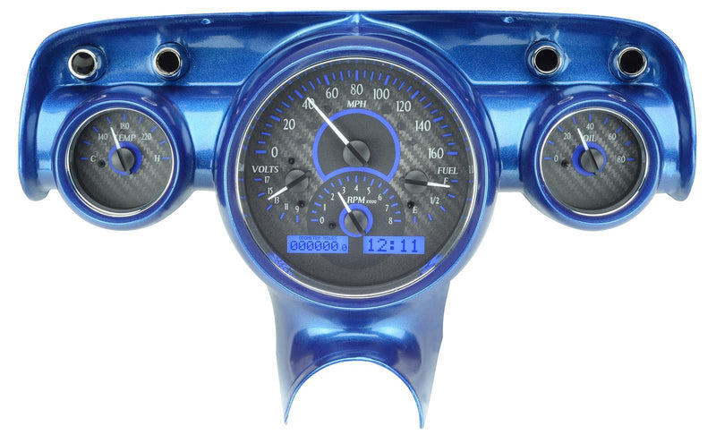 Dakota Digital VHX Series Direct-Fit Analog Gauge Systems VHX-57C-C-B