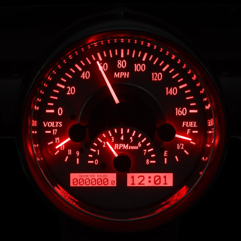 Dakota Digital VHX Series Direct-Fit Analog Gauge Systems VHX-57C-S-R