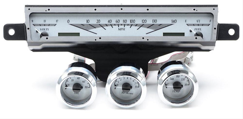 Dakota Digital VHX Series Direct-Fit Analog Gauge Systems VHX-61C-IMP-S-W