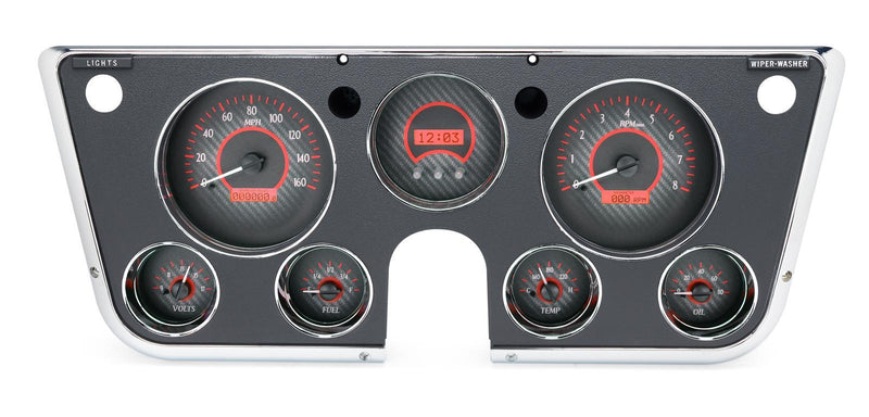 Dakota Digital VHX Series Direct-Fit Analog Gauge Systems VHX-67C-PU-C-R