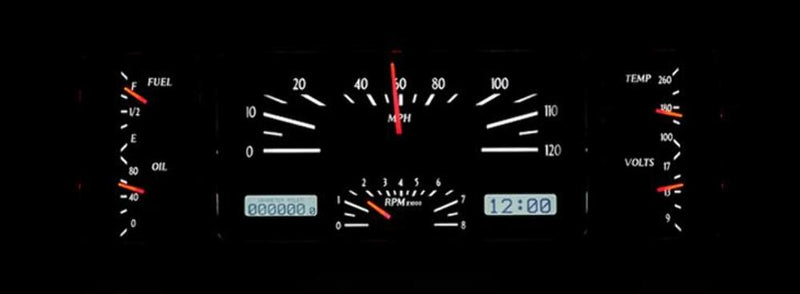 Dakota Digital VHX Series Direct-Fit Analog Gauge Systems VHX-39C-S-W