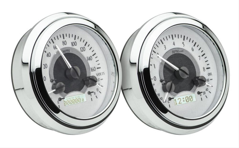 Dakota Digital VHX Series Direct-Fit Analog Gauge Systems VHX-47C-PU-S-W